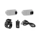 Svetlo na bicykel FORCE PILL 12 LM, 3 x LED, USB · záber 3