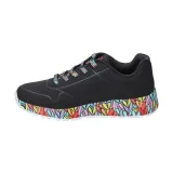 Dievčenská rekreačná obuv SKECHERS Uno Lite JGoldCrown Subtle Love Jr black multi · záber 3