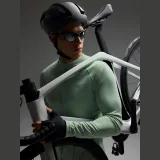 Pánské běžecké tričko s dlouhým rukávem 4F LONGSLEEVE FNK-WSS25TFLOM339-47S-MINT · záber 1