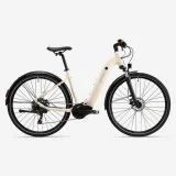 ROCKRIDER Trekingový elektrobicykel E-ACTV 500 LF béžový S · záber 1