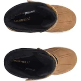 Detské vysoké zimné topánky MERRELL Snow Bank 5.0 WTRPF K wheat black · záber 4