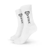 STRIX Essential Crew Socks 2Pack White - Velikost: S | Barva: Biela | Hmotnost: 0,15 kg | Balení: 85 · záber 4