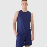 Pánský rychleschnoucí tank top regular - tmavě modrý · záber 1