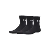 Ponožky UNDER ARMOUR 3 PACK-UA Performance Cotton Crw-BLK · záber 1