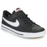 Dětská rekreační obuv NIKE Court Legacy black gum light brown white · záber 1