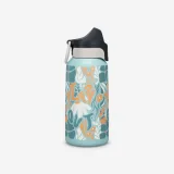 QUECHUA Detská antikorová fľaša 500 0,6l modro-oranžová bez · záber 2
