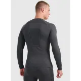 Pánské termo tričko s dlouhým rukávem 4F SEAMLESS UNDERWEAR M237-WAW25USEAM237-21M-BLACK MELANGE · záber 4