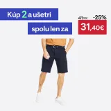 INESIS Pánske golfové chino šortky MW500 tmavomodré 2XL · záber 1