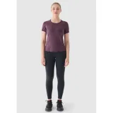 Dámské běžecké zateplené legíny 4F TIGHTS FNK-WAW24TFTIF266-22S-ANTHRACITE · záber 2