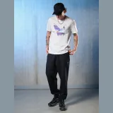 T-shirt regular s potlačou pánsky - biely · záber 12