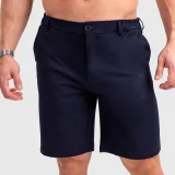 Pánske kraťasy Iron Aesthetics Chino Flex, navy · záber 2