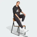 Dámská mikina s kapucí ADIDAS W BL FT HD BLACK WHITE · záber 4