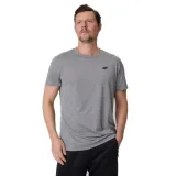 Pánské tréninkové tričko s krátkým rukávem 4F TSHIRT FNK M2140-25M-GREY MELANGE · záber 1