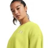 Dámská zateplená mikina UNDER ARMOUR Essential Fleece OS Crew-YLW · záber 3