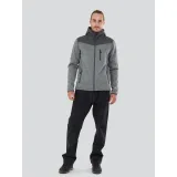 Pánská mikina se zipem FUNDANGO Ashford Insulated Fleece Jacket-745-grey heather · záber 3