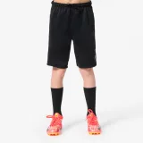 KIPSTA Detské brankárske šortky F100 čierne 5-6 r (113-122 cm) · záber 1
