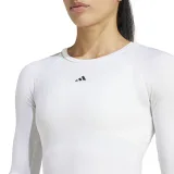 Dámske tréningové tričko s dlhým rukávom ADIDAS TF LS T WHITE · záber 4