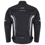 Letná pánska moto bunda W-TEC Mirelio Farba šedo-modro-červená, · záber 5