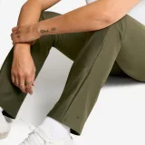 DOMYOS Dámske fitness legíny s rovným strihom, kaki 2XL (W38 L31) · záber 2