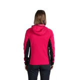 Dámská turistická mikina se zipem NORTHFINDER DARLA-577cherryblack · záber 5