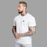 Pánske tričko Iron Aesthetics Blackout, biele · záber 5