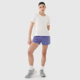Dámské sportovní rychleschnoucí tričko oversize - bílé · záber 2