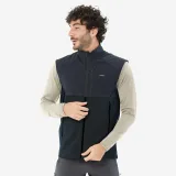 QUECHUA Pánska turistická vesta MH500 fleecová hrejivá čierna 2XL · záber 1