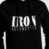 Dámska mikina Iron Aesthetics Longline, čierna · záber 2