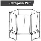DOMYOS SPÁJACIA TYČ K TRAMPOLÍNE HEXAGONAL 240 bez · záber 2