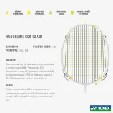 YONEX Yonex Nanoflare 001 Clear bedmintonová raketa bez · záber 2
