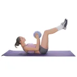Lopta na posilňovanie inSPORTline Aerobic Ball 35 cm - Farba: modrá · záber 7