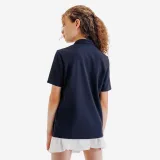 INESIS Detská priedušná golfová polokošeľa WW500 tmavomodrá 7-8 r (123-130 cm) · záber 2