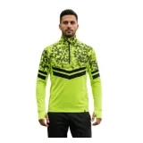 Pánska lyžiarska mikina s 1 2 zipsom NORTHFINDER BERTI-553limegreenblack · záber 1