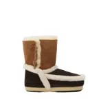 Nízké zimní boty MOON BOOT MB EVX PATCH-MM05 DARK BROWN COGNAC · záber 1