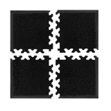 inSPORTline Rohy pro podložku Simple 4ks černé · záber 2