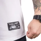 BLACK HEART Red Baron Chopper triko s dlouhým rukávem biela - M · záber 2