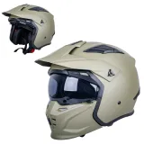 Modulárna prilba W-TEC Badalone Army Farba béžová matná, · záber 1