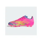 Chlapecké fotbalové kopačky outdoorové ADIDAS F50 League Jr FG MG lucid pink lucid lemon blue fusion · záber 3