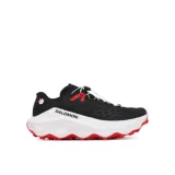 Pánska bežecká trailová obuv SALOMON Ultra Glide 4 M black white fiery red · záber 1