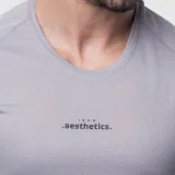 Pánske športové tričko Iron Aesthetics Training, sivé · záber 5