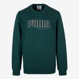 PUMA PUMA detská mikina tmavozelená 5-6 r (116 cm) · záber 2
