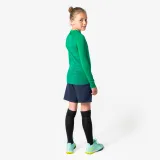 KIPSTA Detské futbalové tričko Keepdry 500 s dlhými rukávmi zelené 14-15 r (161-172 cm) · záber 2