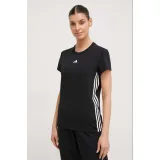 Dámske tréningové tričko s krátkym rukávom ADIDAS HYGLM T BLACK WHITE · záber 3