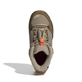 Chlapecké kotníkové zimní boty ADIDAS Terrex AX4R ClimaWarm+ Jr cardboard matte silver semi impact orange · záber 5