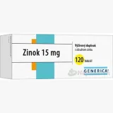 GENERICA Zinok 15 mg 120 tabliet · záber 1