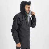 Pánská cyklistická bunda s kapucí SPORTFUL Metro hardshell, black · záber 5