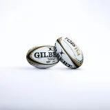 GILBERT Lopta na ragby Gilbert Top 14, veľ. 5, biela pozlátená 5 · záber 2