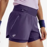KUIKMA Dámske šortky na tenis TSH Light Hip Ball fialové L · záber 1