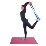 Joga pás inSPORTline Bokle - Farba: modrá · záber 3