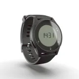 DECATHLON Bežecké hodinky so stopkami W100 čierne bez · záber 1